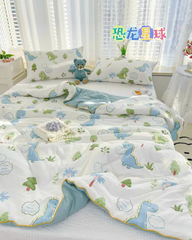Chăn, mền cotton mềm mịn thoáng mát size 1.7m x 2m [BH: NONE]