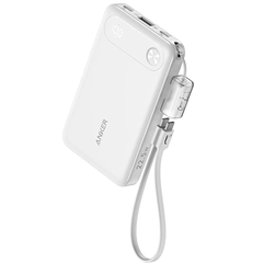 Pin sạc nhanh 22.5w ANKER A1257 10.000mAh dự phòng, có màn hình hiển thị % pin, dây treo chính hãng [BH: 1 NĂM]