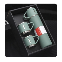 Bộ Bình Giữ Nhiệt Inox 500ml Kèm 2 Ly Nước Cách Nhiệt Cao Cấp [BH: NONE]