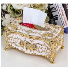 Hộp đựng giấy ăn Hoàng Gia kiểu dáng sang trọng [BH: None] / pktn sale