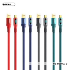 Cáp sạc nhanh 66w Remax RC-C030 usb ra Type C có led chính hãng [BH 1 Năm] / pktn sale
