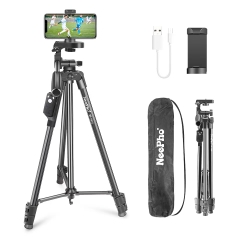 Kẹp giá đỡ điện thoại 3 chân NEPHOO NP-8810 CÓ REMOTE xịn [BH: 1 TUẦN]