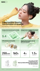 Tai nghe Bluetooth Remax Cozybuds W27 True Wireless V5.4 kiểu dáng airpods chính hãng [BH 1 năm]