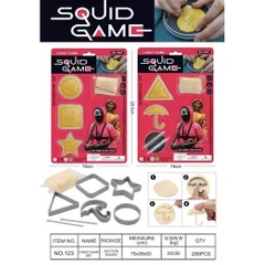 Đất sét làm trò chơi tách kẹo Squid game 3+ ages