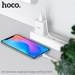 Bộ sạc nhanh Hoco C81 Type-C 2.1A chính hãng [BH: 1 năm]