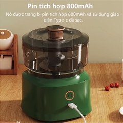 Máy xay tỏi ớt 350ml nhà bếp tích điện mẫu mới 2024 [BH: None]