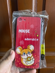 Thanh lý ốp lưng ip7 màu đỏ ốp cứng hình cute / pktn sale