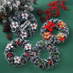 Vòng hoa trang trí Giáng Sinh/ Noel siêu đẹp size 30cm- MẪU VỀ NGẪU NHIÊN [BH: None]