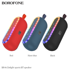 Loa bluetooth BOROFONE BR46 phiên bản thể thao kèm đèn led siêu đẹp chính hãng [BH 1 Năm]