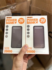 Pin sạc nhanh 2.1A SYC S236 20000mAh mỏng gọn chính hãng [BH: 1 NĂM]