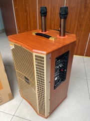 Loa kéo hát karaoke 3 tấc SOUNDBOX GL-1215 2 micro không dây chính hãng [BH: 1 năm]