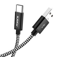 Cáp Sạc Nhanh usb ra Type C KAKU KSC-107 Dây Dù 1M Chính Hãng [BH 6 tháng]