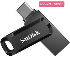 USB OTG 3.1 Sandisk 512GB Ultra Dual Drive Type-C (SDDDC3) chính hãng [BH:  2 NĂM]