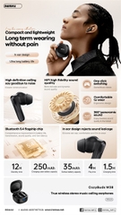 Tai nghe bluetooth REMAX Cozybuds W38 kiểu dáng airpods chính hãng [BH 1 năm]