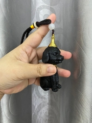 Bật lửa, quẹt diêm xăng hình Cún con phong thuỷ MÀU ĐEN [BH: None] / pktn sale