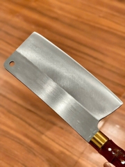 Dao chặt xương cán gỗ Logo Dao chất liệu thép không gỉ [BH: None] 1l1