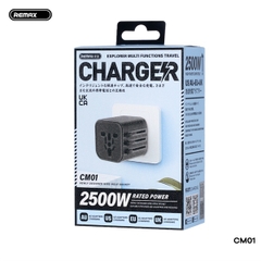 Bộ sạc ổ điện du lịch REMAX CM01 2500w đa năng chính hãng [BH 1 năm]