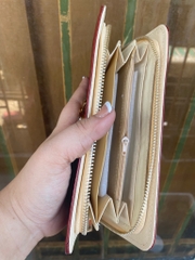 Ví bóp cầm tay họa tiết hoa nổi size 20cm