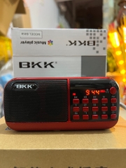 Loa nghe pháp BKK-858 3 pin xanh, nghe nhạc - nghe kinh - 2 khe gắn thẻ nhớ - fm chính hãng [BH 6 tháng] / pktn sale