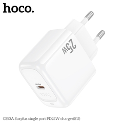 Cóc sạc nhanh 25W Hoco CS53A (1 cổng Type C PD25W) chính hãng [BH 1 Năm]