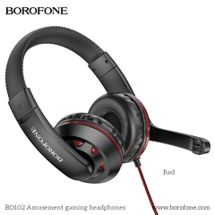 Tai nghe có dây 3.5 chụp tai Gaming BOROFONE BO102 jack 3.5 dài 1m2 kèm mic headphone chính hãng [BH: 1 NĂM]