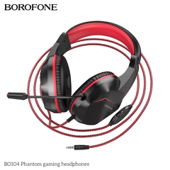 Tai nghe có dây 3.5 chụp tai Gaming BOROFONE BO104 jack 3.5 dài 1m2 kèm mic headphone chính hãng [BH: 1 NĂM]