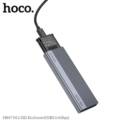 Vỏ ổ cứng SSD HOCO HB47 M.2 (USB3.1/6Gbps) chính hãng