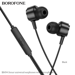 Tai nghe có dây 3.5 BOROFONE BM94 có microphone jack 3.5mm chính hãng [ BH 1 NĂM]