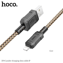 Cáp sạc truyền dữ liệu Hoco X94 cổng USB ra iPhone Lightning 2.4A dài 1M chính hãng [BH 1 NĂM]