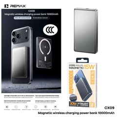 Pin sạc nhanh không dây REMAX CX09 10.000mAh dự phòng magnetic (CCC) chính hãng - BH 1 năm