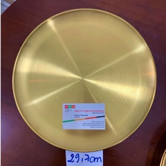 Mâm vàng đựng đồ hoàng tộc cao cấp size 30cm [BH: NONE]