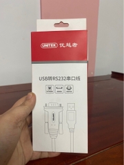 Cáp chuyển USB ra cổng Com Rs232 (cổng cái) UNITEK Y-105D chính hãng [BH 1 tháng] / pktn sale