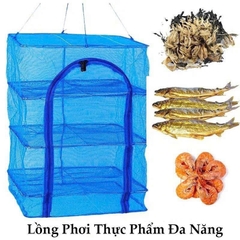 Lồng phơi khô, phơi thực phẩm vệ sinh an toàn tránh kiến, ruồi bu