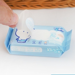 Khăn Giấy Ướt Mini Set 8 Gói (64 tờ) Dễ Thương Bỏ Túi Tiện Lợi