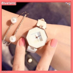 Đồng hồ nữ Bluelans dây giả da thời trang (thanh lý rẻ - ko sẵn pin) / pktn sale
