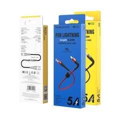 Cáp sạc nhanh ngắn 25cm Samsung BOROFONE BX32 chui MICRO dây dù chính hãng [BH 6 tháng]