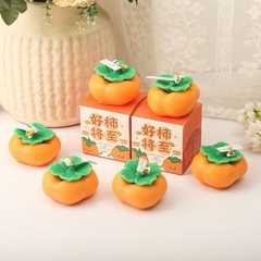1 cây nến thơm Handmade hình quả hồng siêu xinh [BH: NONE] 1l9a2