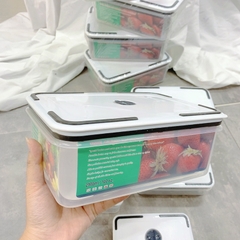Bộ 5 Hộp Nhựa TN5 Đủ Size Đựng Thực Phẩm, có nắp gài bảo quản trong Tủ Lạnh [BH: NONE]