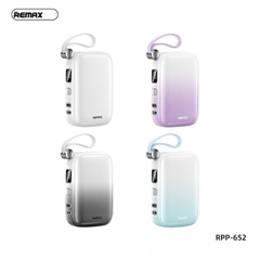 Pin sạc nhanh 22.5w Remax RPP-652 10.000mAh dự phòng QC3.0+PD chính hãng [BH 1 Năm]