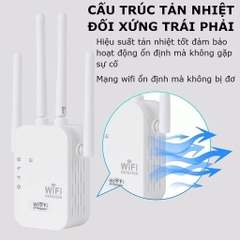 Kích sóng wifi 4 râu hộp giấy [BH: 1 tháng]