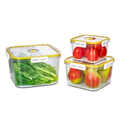 Bộ 3 hộp nhựa Nguyên Sinh HKR-6559 1300ml, 2800ml và 5500ml [BH: NONE]