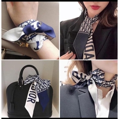 Khăn lụa Satin buộc tóc, quấn túi, quàng cổ turban đa năng nhiều hoạ tiết thời trang / pktn sale