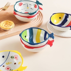 Set 6 chén đựng nước chấm, gia vị hình Cá siêu xinh 15x12x4.5cm [BH: None]