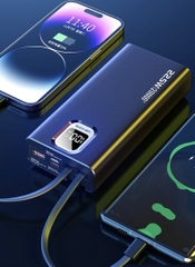 Pin sạc nhanh 22.5w Wekome WP-335 20.000mAh kèm cáp liền pin dự phòng chính hãng QC3.0+PD 22.5W [BH 1 năm]