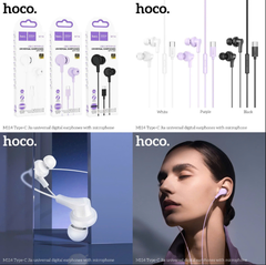 Tai nghe có dây Type C HOCO M114 Type C có nút cao su chống ồn siêu hay