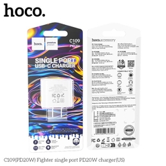 Cóc sạc nhanh 20w HOCO C109 (1 cổng type-c PD) chính hãng [BH 1 năm]