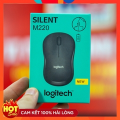 Chuột Không Dây Không LOGITECH M220 tặng kèm pin Silent New [BH 6 tháng]