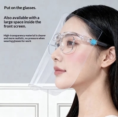 Xả- Kính chống dầu bắn khi làm bếp, chắn bụi, gió khi đi đường, chống dịch đa công dụng