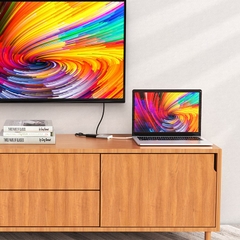 JACK CHUYỂN HOCO HB14 CÁP CHÂN TYPE-C RA USB 3.0 + TYPE-C + HDMI CHÍNH HÃNG [BH: 1 năm]