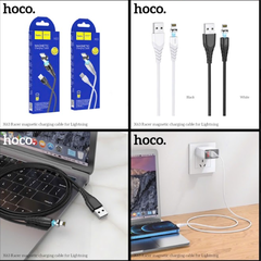 Cáp sạc nam châm HOCO X63 Iphone cáp usb ra đầu nam châm Iphone siêu tiện